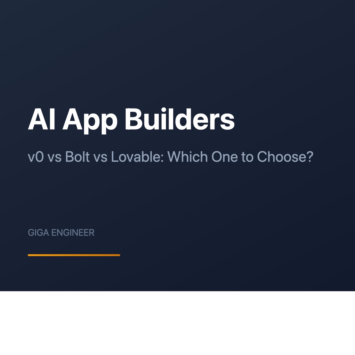 v0 vs Bolt vs Lovable: AI App Builders Compared